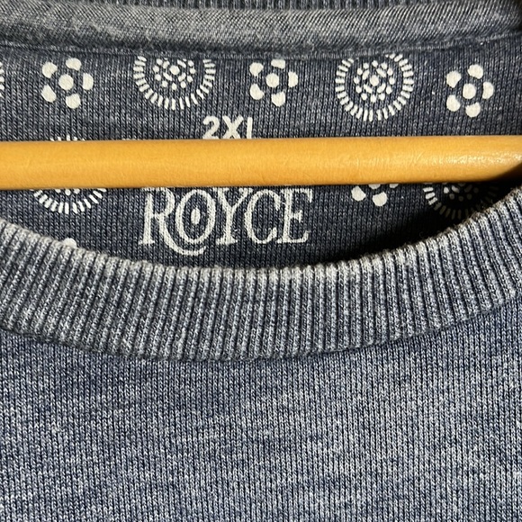 Royce Beach Beach Vintage Washed Poncho Fleece sweatshirt - Picture 3 of 8